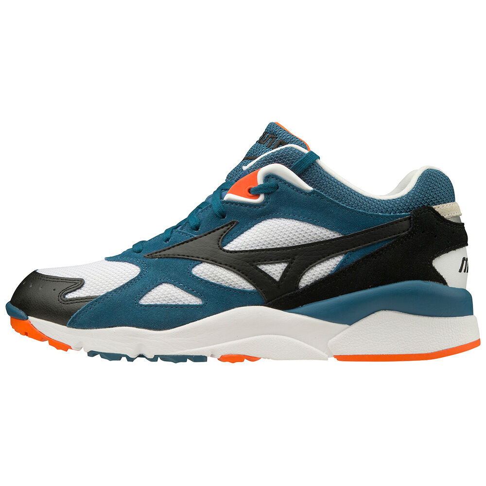 Mens Mizuno Sky Medal S Trainers White/Black/Blue Philippines (XZGHFJ837)